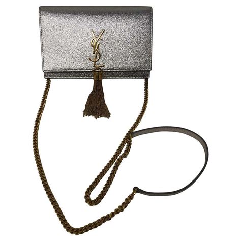 ysl crossbody bag gold chain|ysl wallet on chain sale.